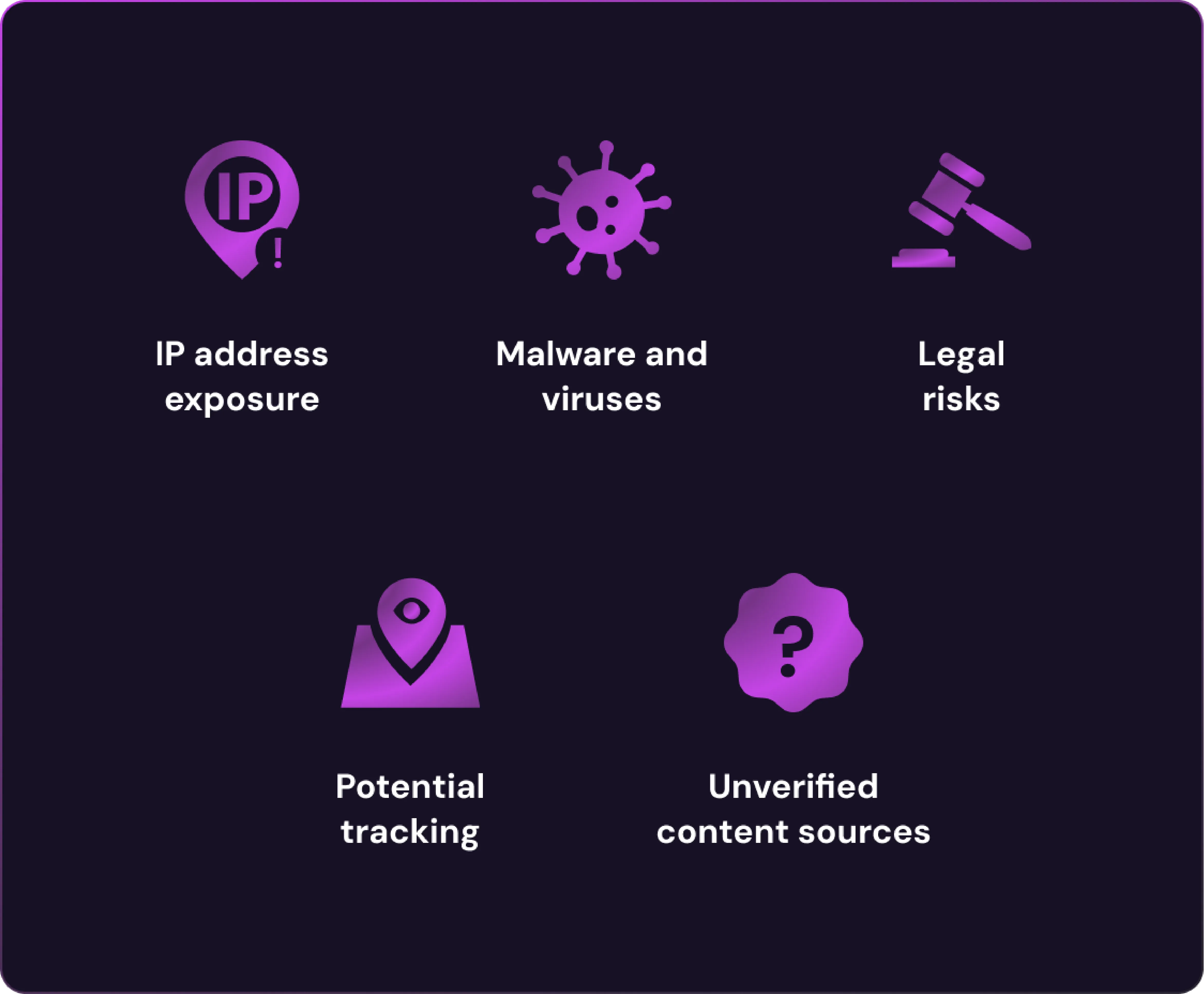 Man watching a movie on his laptop while surrounded by icons of malware, phishing, and security threats, highlighting Popcorn Time safety risks.